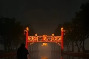 剧集《雨季放映厅》老式放映机光束