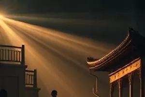 家庭剧《青瓦巷的春天》老院天井画面
